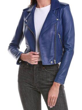 IRO Ashville Lambskin Leather Jacket size 36/4 US